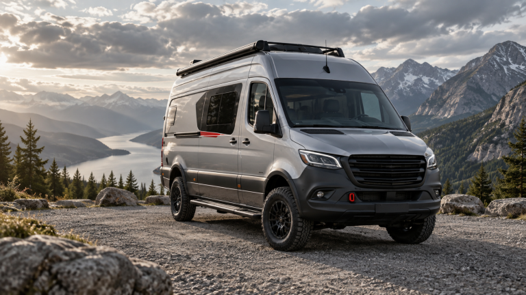 Wohnmobil Tuning – Camper in Berglandschaft